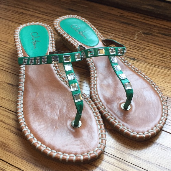 Cole Haan Shoes - Cole Haan Kalla Women’s Emerald Thong Sandal